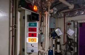 fire control panel room